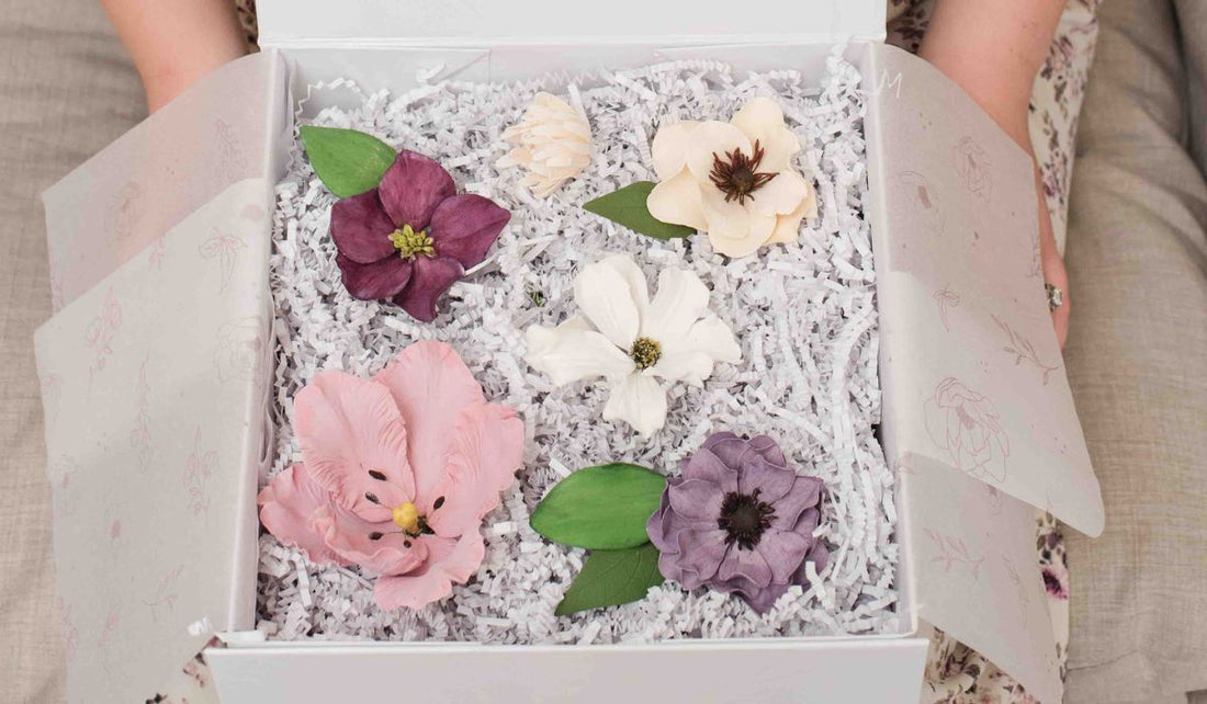 How long can you store sugar flowers?