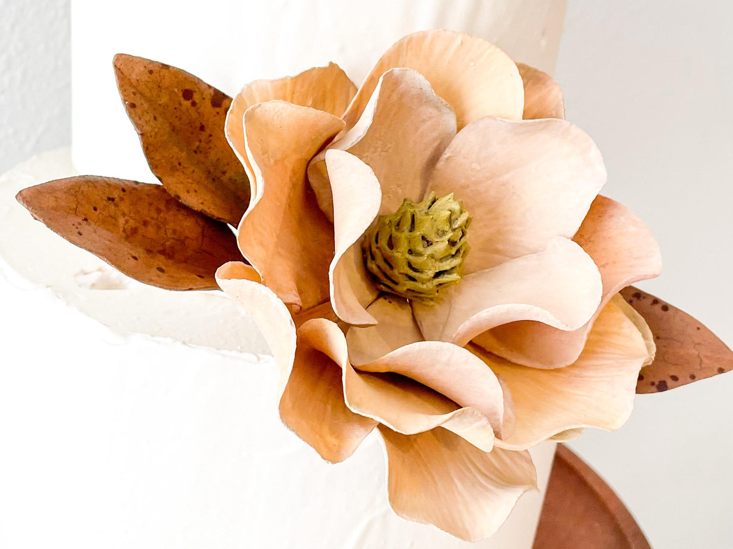Gumpaste Dried Magnolia Leaves (Set of 3)